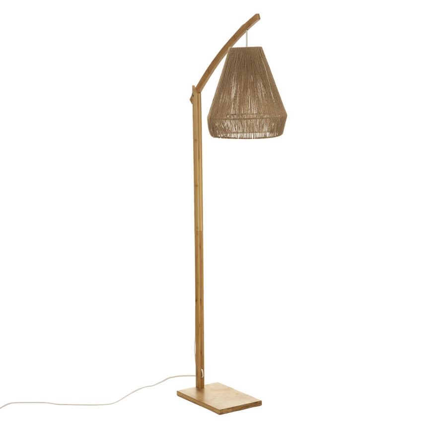 Atmosphera - Állólámpa PALM 1xE27/60W/230V bambusz/kender