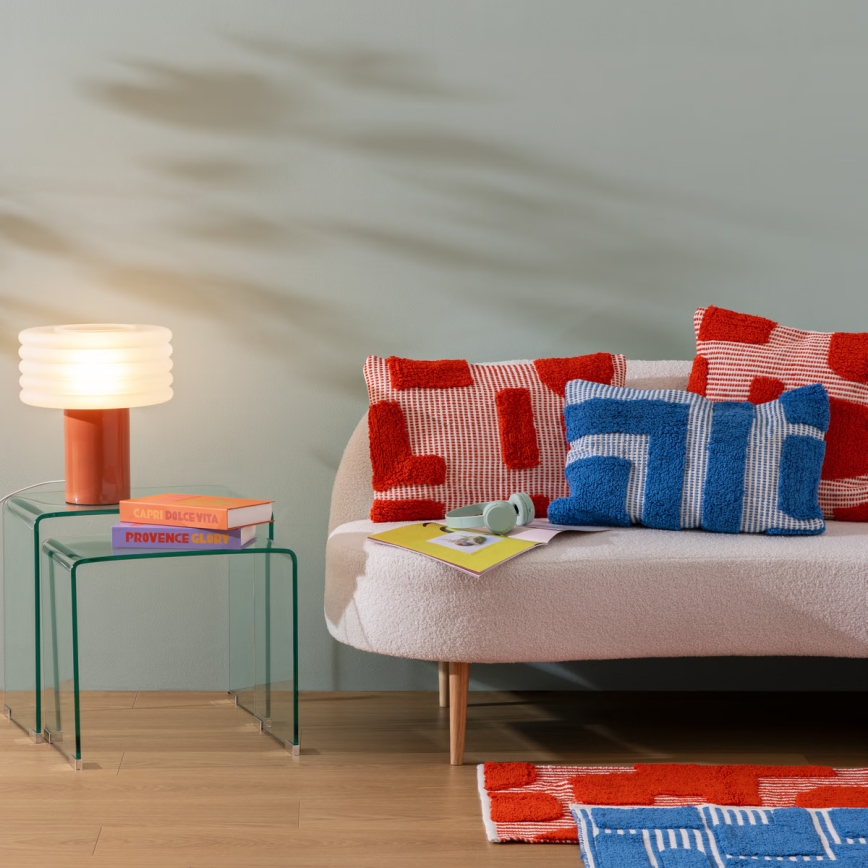 Atmosphera - ASTI asztali lámpa 1xE27/60W/230V téglaszínű