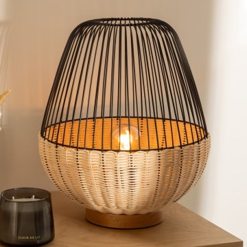 Atmosphera - Asztali lámpa ANEA 1xE27/40W/230V rattan