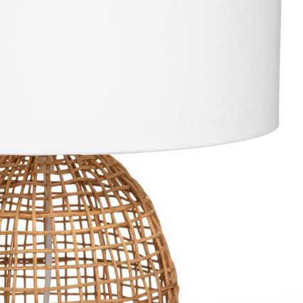 Atmosphera - Asztali lámpa KARLA 1xE27/25W/230V rattan