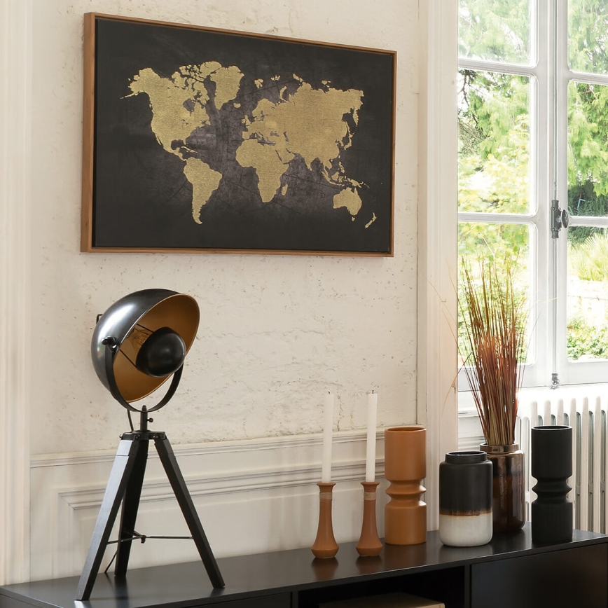 Atmosphera - Asztali lámpa LAHTI 1xE27/40W/230V