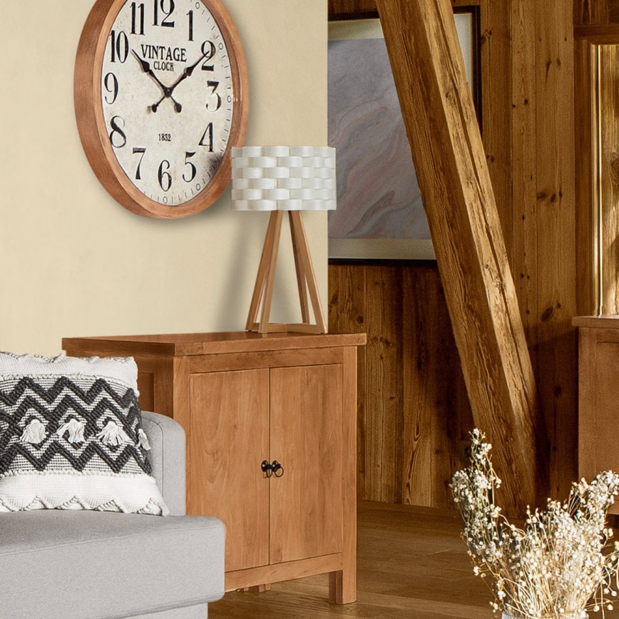 Atmosphera - Asztali lámpa MOKI 1xE14/40W/230V bambusz