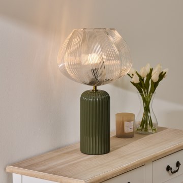 Atmosphera - Asztali lámpa PHYLAS 1xE14/40W/230V zöld