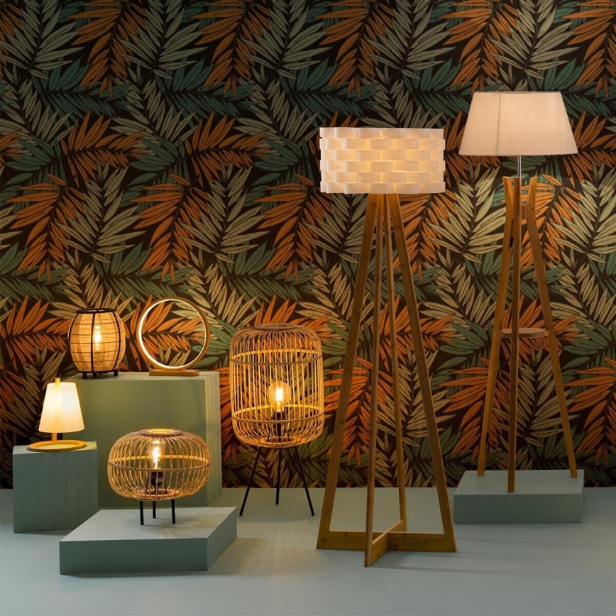 Atmosphera - Asztali lámpa PITA 1xE14/40W/230V bambusz