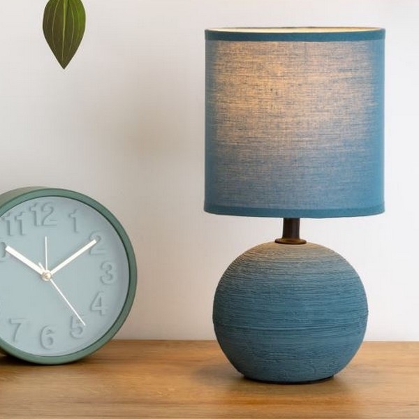 Atmosphera - Asztali lámpa TIMÉO 1xE14/60W/230V kék