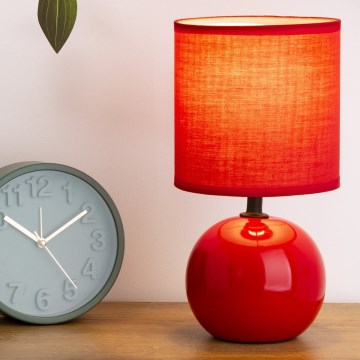 Atmosphera - Asztali lámpa TIMÉO 1xE14/60W/230V piros