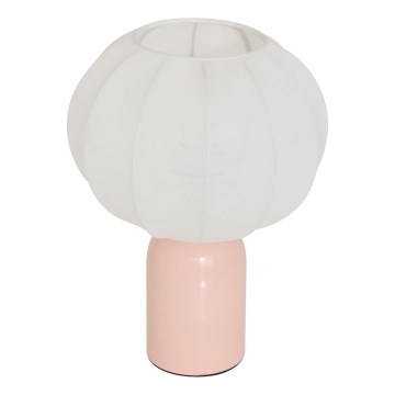 Atmosphera - Asztali lámpa TOBIE 1xE27/60W/230V rózsaszín