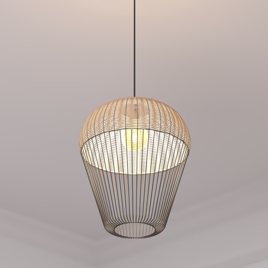 Atmosphera - Csillár zsinóron ANEA 1xE27/40W/230V rattan