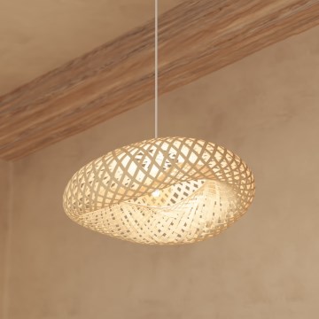 Atmosphera - Csillár zsinóron BEDDY 1xE27/40W/230V bambusz