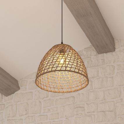 Atmosphera - Csillár zsinóron JADA 1xE27/40W/230V rattan
