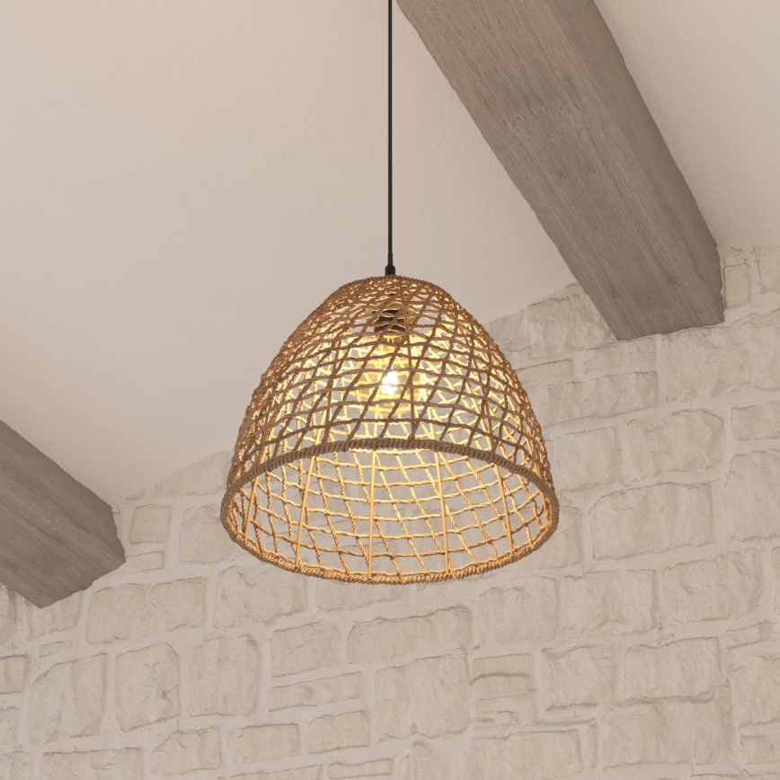 Atmosphera - Csillár zsinóron JADA 1xE27/40W/230V rattan