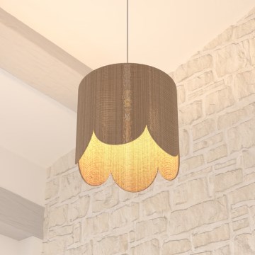 Atmosphera - Csillár zsinóron JANICE 1xE27/40W/230V juta