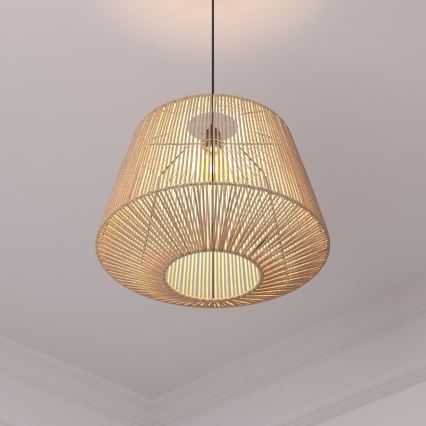 Atmosphera - Csillár zsinóron JILY 1xE27/40W/230V juta