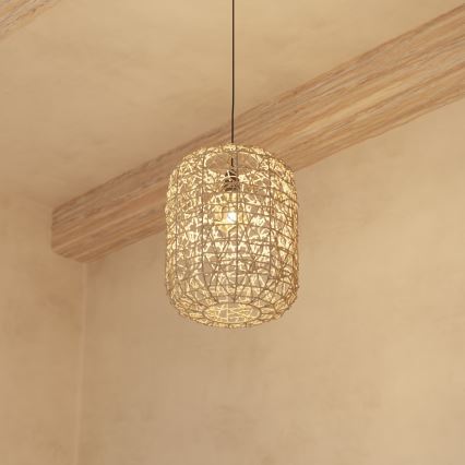 Atmosphera - Csillár zsinóron RAAHE 1xE27/40W/230V juta