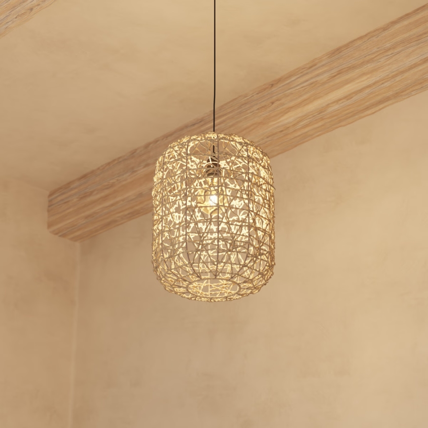 Atmosphera - Csillár zsinóron RAAHE 1xE27/40W/230V juta