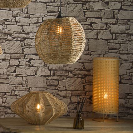 Atmosphera - Csillár zsinóron RANA 1xE27/40W/230V rattan