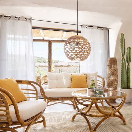 Atmosphera - Csillár zsinóron SAND 1xE27/40W/230V vízi jácint