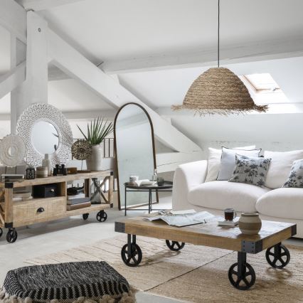 Atmosphera - Csillár zsinóron SEA VIEW 1xE27/40W/230V nád