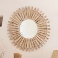 Atmosphera - Fali tükör MANON átm. 88 cm fenyő