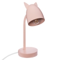 Atmosphera - Gyermek asztali lámpa OREILLES 1xE14/40W/230V rózsaszín