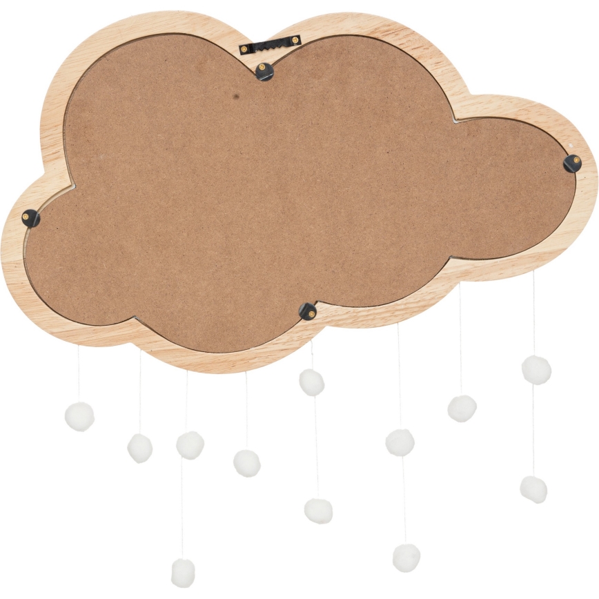 Atmosphera - Gyermek fali tükör CLOUD 40x36 cm kaucsukfa