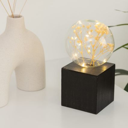 Atmosphera - LED asztali lámpa MICRO LED/2xAAA antracit