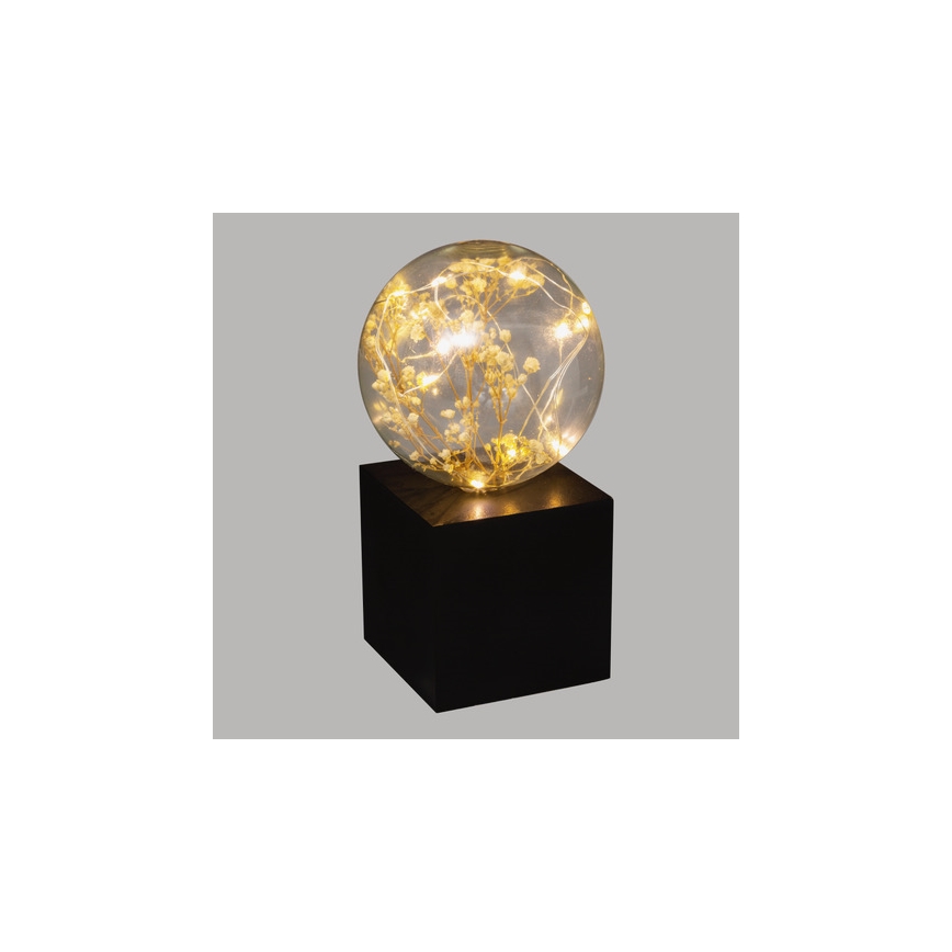 Atmosphera - LED asztali lámpa MICRO LED/2xAAA antracit