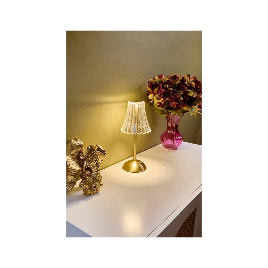 Atmosphera - ANETH LED dimmelhető érintésvezérelt újratölthető asztali lámpa LED/3,7V 1800 mAh