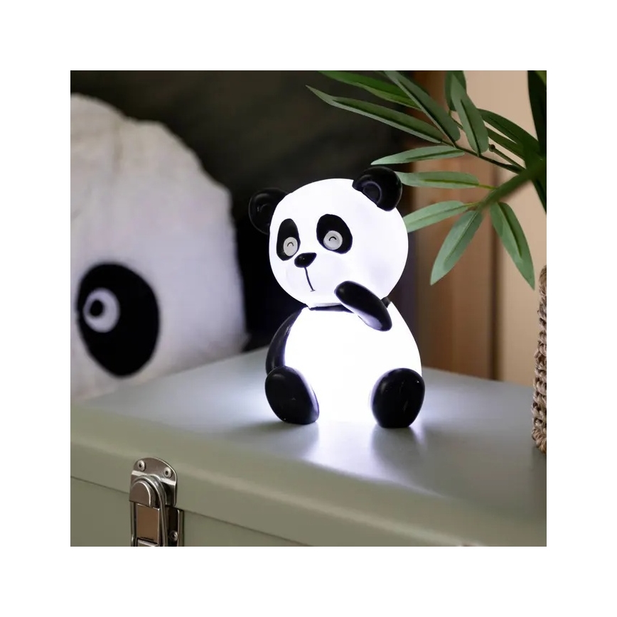 Atmosphera - LED gyermek éjszakai lámpa PANDA LED/3xLR44