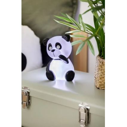 Atmosphera - LED gyermek éjszakai lámpa PANDA LED/3xLR44