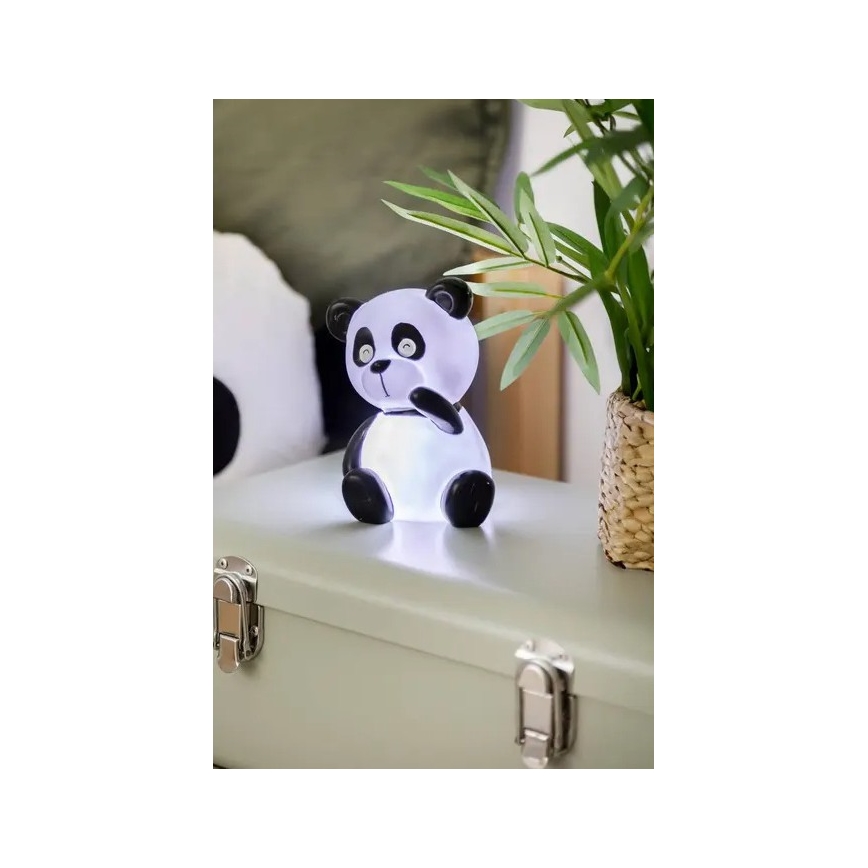 Atmosphera - LED gyermek éjszakai lámpa PANDA LED/3xLR44