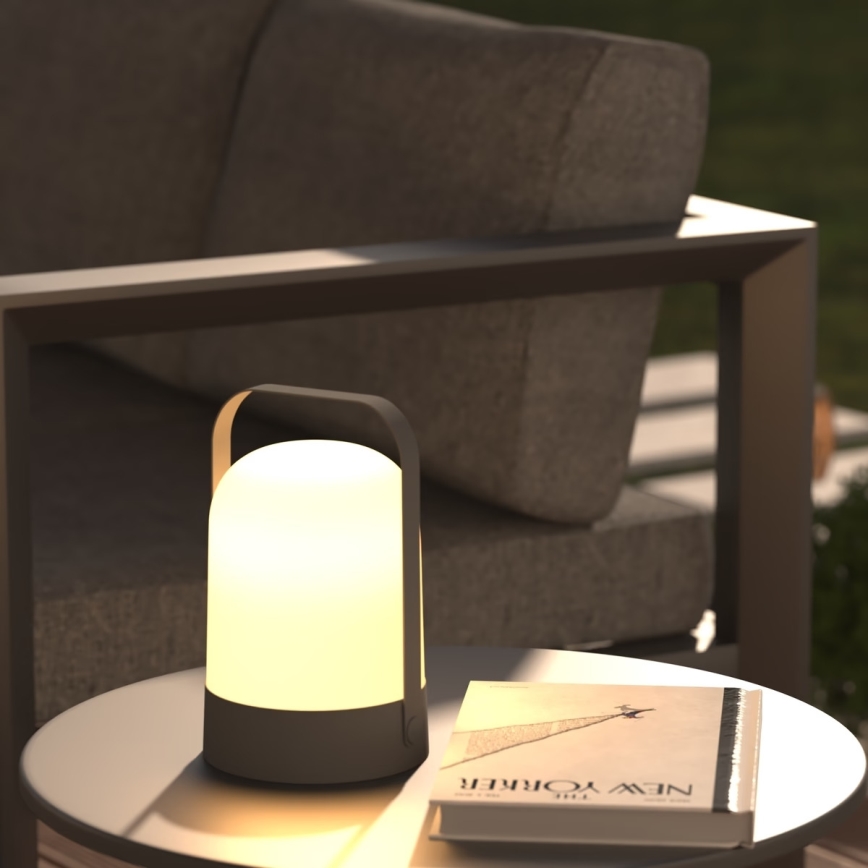 Atmosphera - LED kültéri hordozható asztali lámpa JERTA LED/2xAA IP44