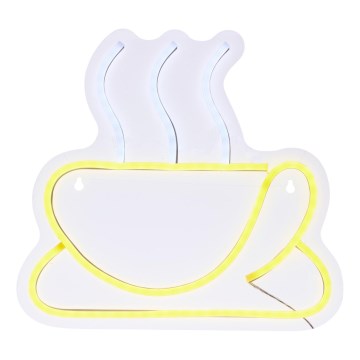 Atmosphera - LED neon fali dekoráció CAFÉ LED/5V