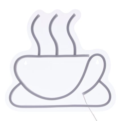 Atmosphera - LED neon fali dekoráció CAFÉ LED/5V