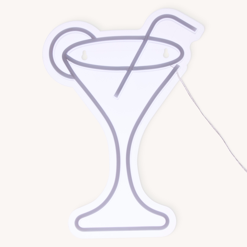 Atmosphera - LED neon falidekoráció COCTAIL LED/5V