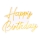 Atmosphera - LED neon falidekoráció HAPPY BIRTHDAY LED/5V