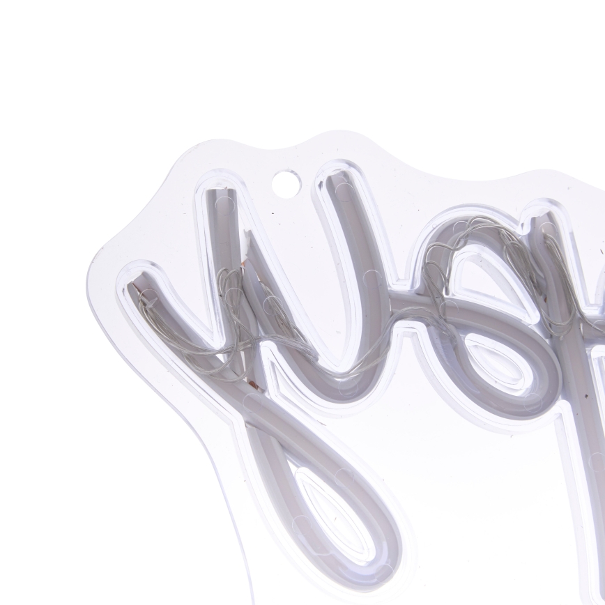 Atmosphera - LED neon falidekoráció HAPPY BIRTHDAY LED/5V