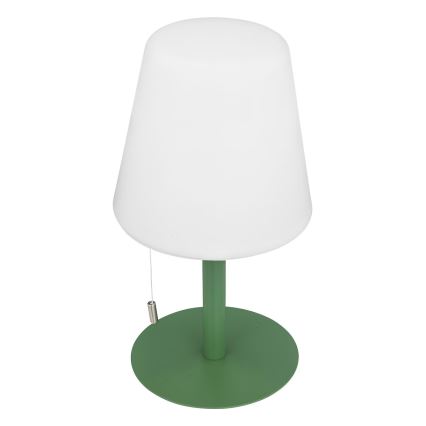 Atmosphera - LED RGBW Újratölthető kültér asztali lámpa ZACK LED/3,7V 1200 mAh IP44 zöld