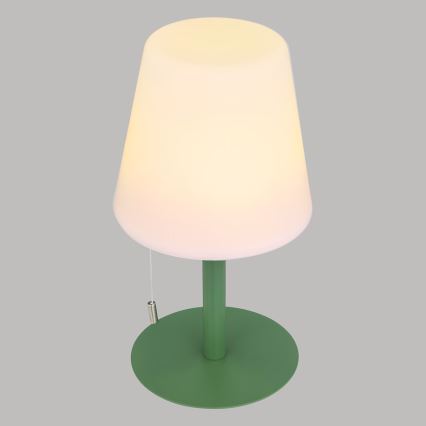 Atmosphera - LED RGBW Újratölthető kültér asztali lámpa ZACK LED/3,7V 1200 mAh IP44 zöld