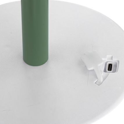 Atmosphera - LED RGBW Újratölthető kültér asztali lámpa ZACK LED/3,7V 1200 mAh IP44 zöld