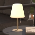 Atmosphera - LED RGBW Újratölthető kültér asztali lámpa ZACK LED/3,7V 1200 mAh IP44 bézs