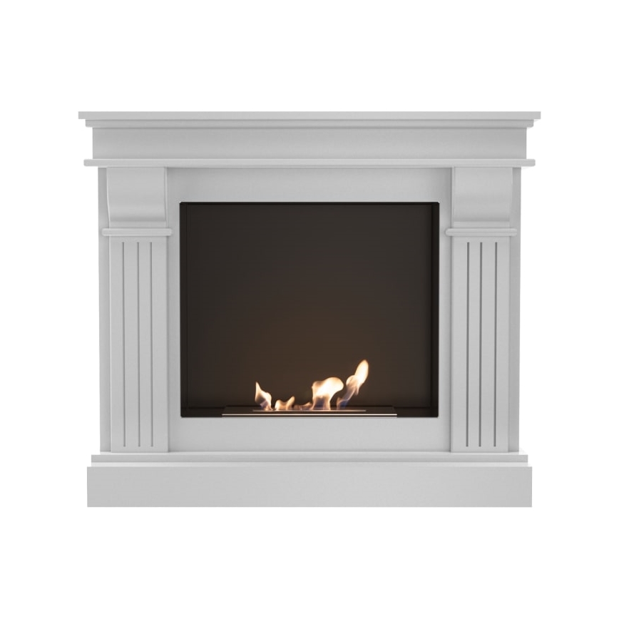 Kratki - BIO kandalló 97,9x115 cm 3kW fehér