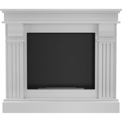 Kratki - BIO kandalló 97,9x115 cm 3kW fehér