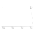 AURA kábeles csillár 4× GX53, 10 W, 230 V, fehér