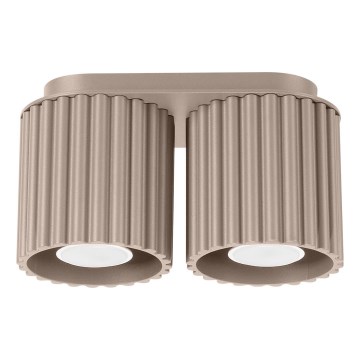 AURA spotlámpa 2xGU10/10W/230V szürkésbarna