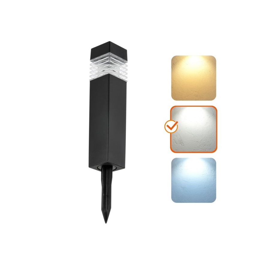 AURORA napelemes LED lámpa LED/1xAAA 4000K IP44 100 mAh