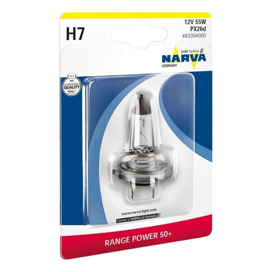 Autó izzó H7 PX26d/55W/12V - Narva 48339RPNVAB1