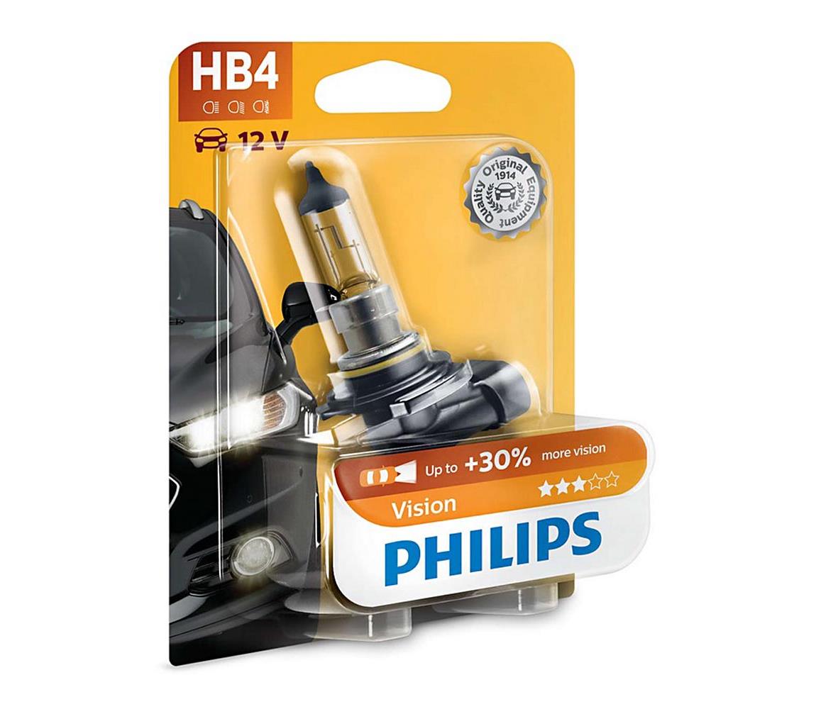 Autó izzó Philips VISION 9006PRB1 HB4 P22d/60W/12V Phil