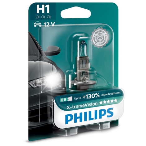 Autó izzó Philips X-TREME VISION 12258XVB1 H1 P14,5s/55W/12V