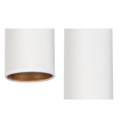 Lámpa zsinóron AVALO 2xE27/60W/230V pókháló fehér/rezes